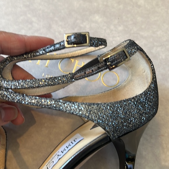 Jimmy Choo Azia glitter high heels size 40 - Picture 9 of 12